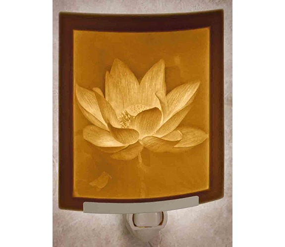 Porcelain Nightlights - Lotus Flower